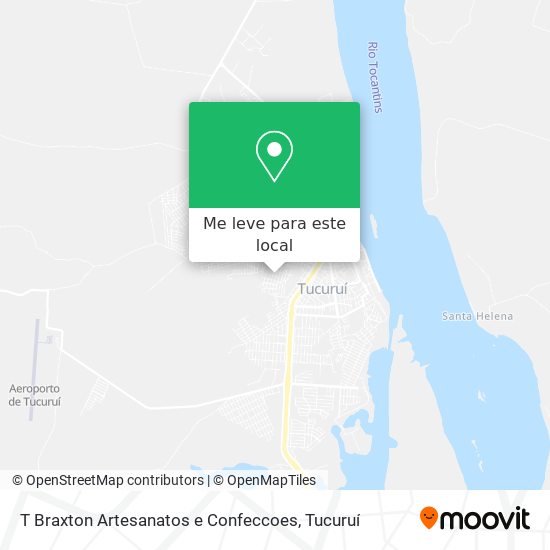 T Braxton Artesanatos e Confeccoes mapa