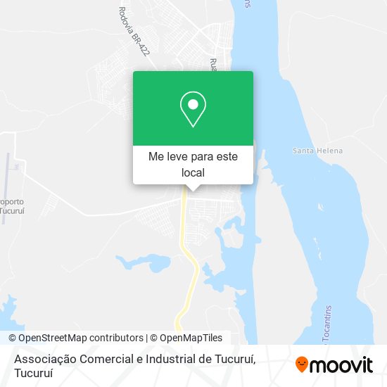 Associação Comercial e Industrial de Tucuruí mapa