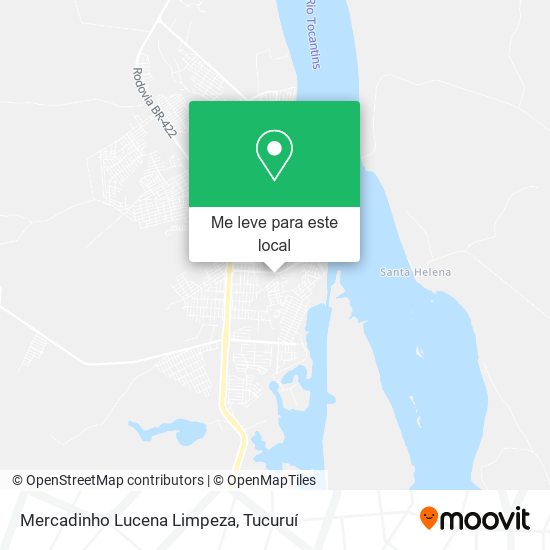 Mercadinho Lucena Limpeza mapa