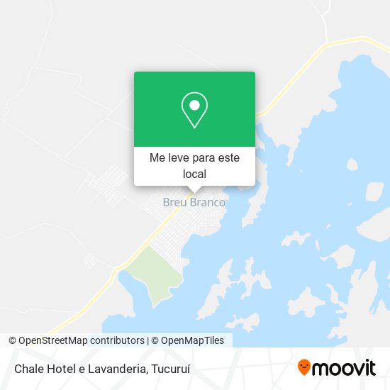 Chale Hotel e Lavanderia mapa