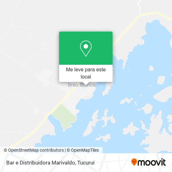 Bar e Distribuidora Marivaldo mapa