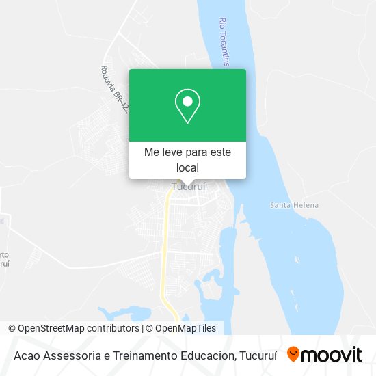 Acao Assessoria e Treinamento Educacion mapa