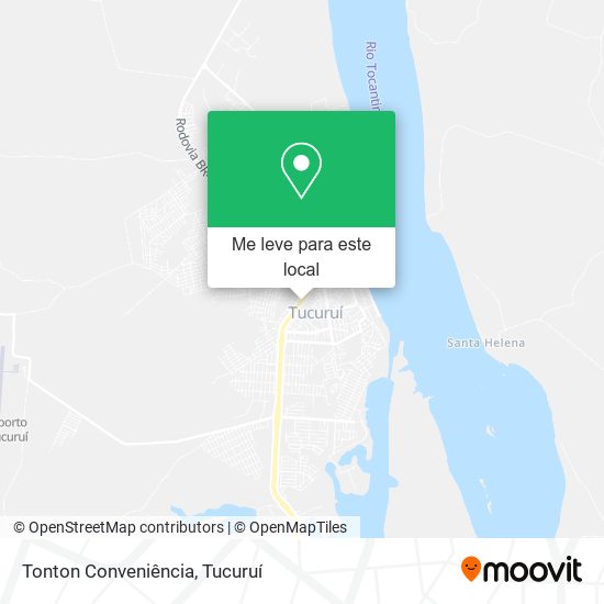 Tonton Conveniência mapa