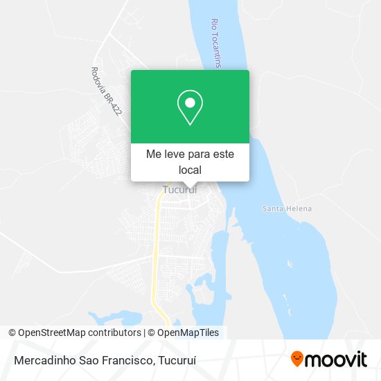 Mercadinho Sao Francisco mapa