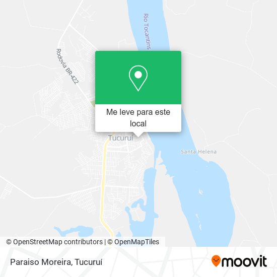 Paraiso Moreira mapa
