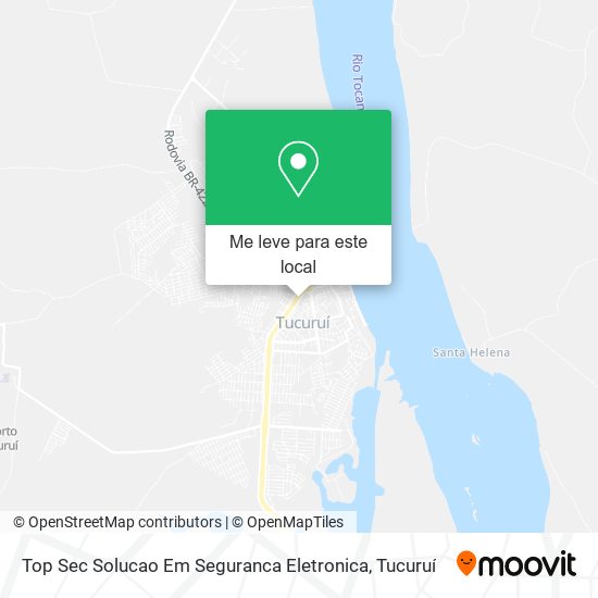 Top Sec Solucao Em Seguranca Eletronica mapa