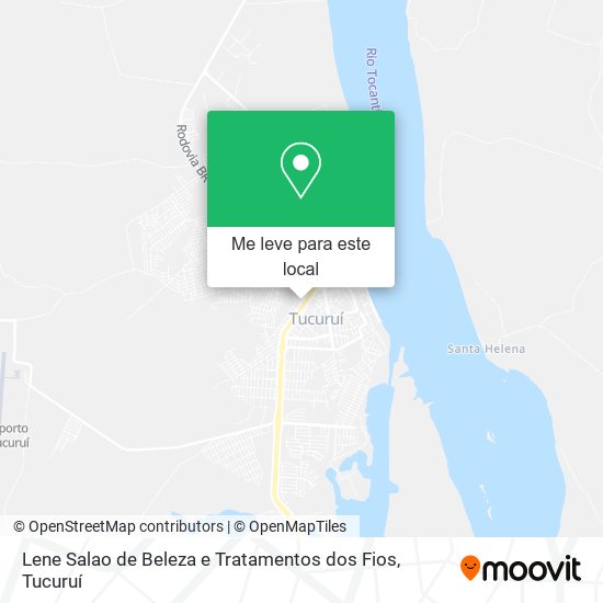 Lene Salao de Beleza e Tratamentos dos Fios mapa