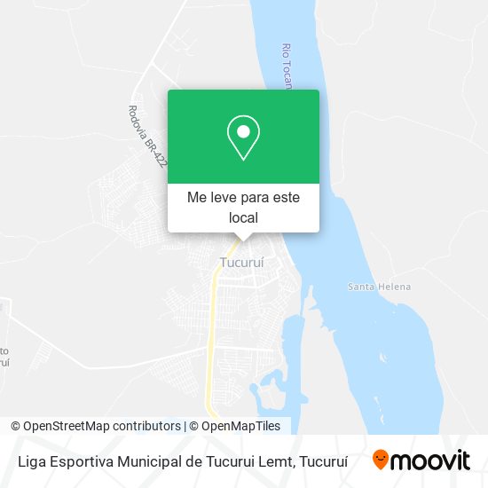 Liga Esportiva Municipal de Tucurui Lemt mapa