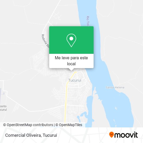 Comercial Oliveira mapa