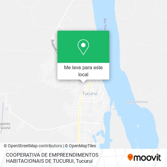COOPERATIVA DE EMPREENDIMENTOS HABITACIONAIS DE TUCURUI mapa