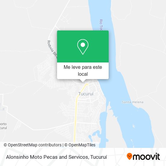 Alonsinho Moto Pecas and Servicos mapa