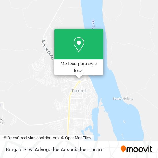 Braga e Silva Advogados Associados mapa
