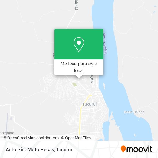 Auto Giro Moto Pecas mapa