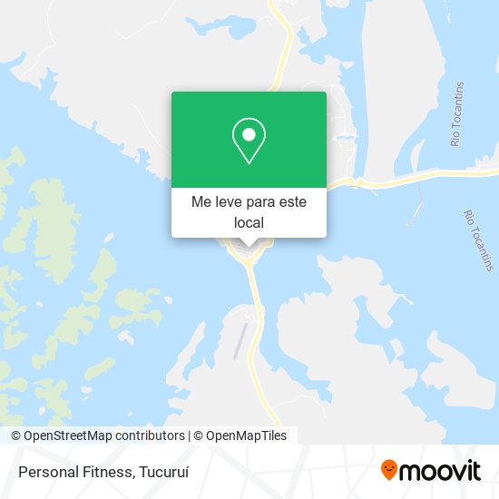 Personal Fitness mapa