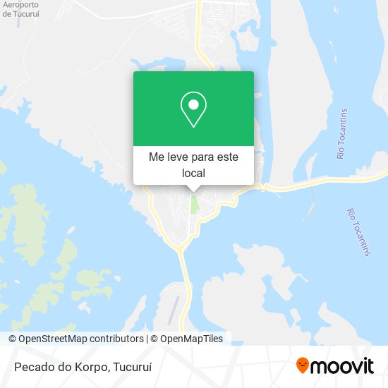 Pecado do Korpo mapa