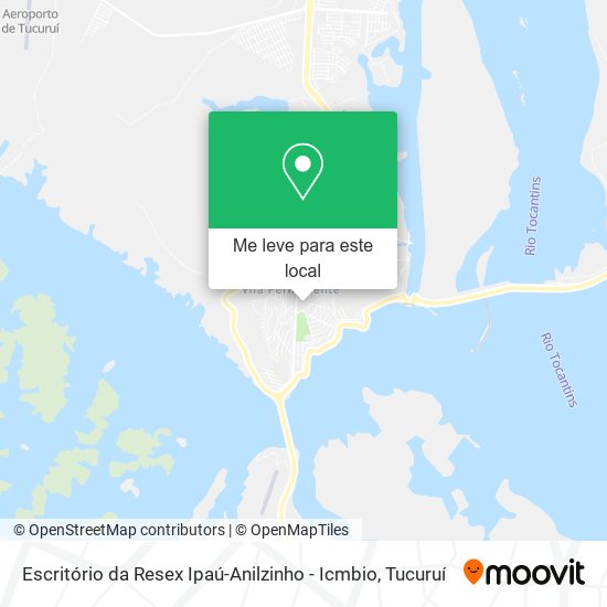 Escritório da Resex Ipaú-Anilzinho - Icmbio mapa