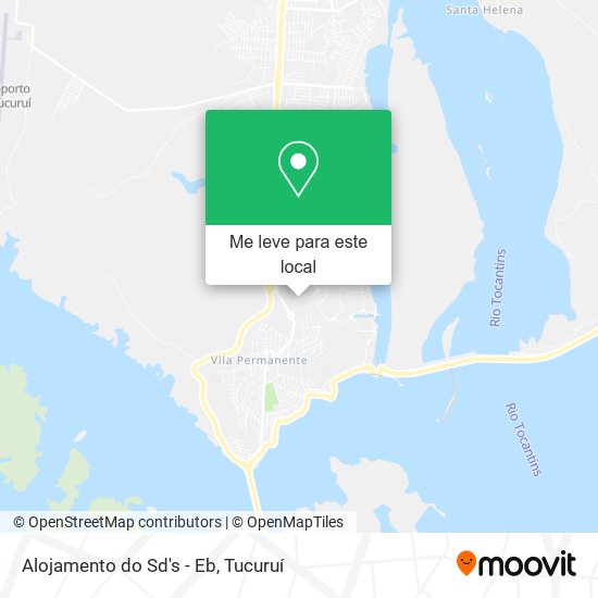 Alojamento do Sd's - Eb mapa