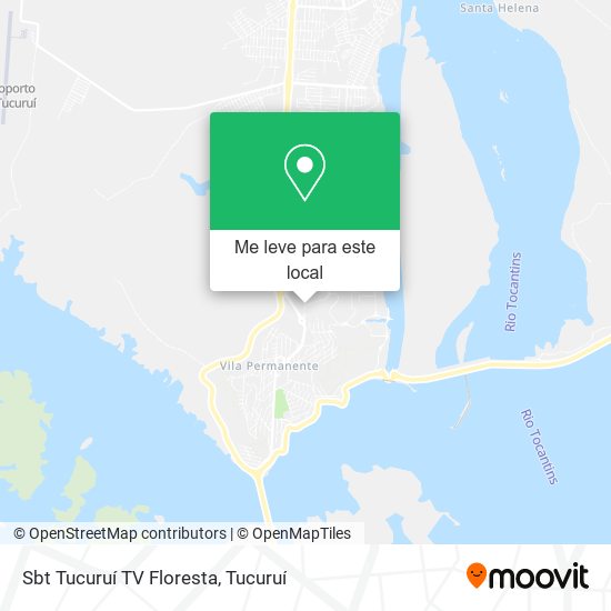 Sbt Tucuruí TV Floresta mapa