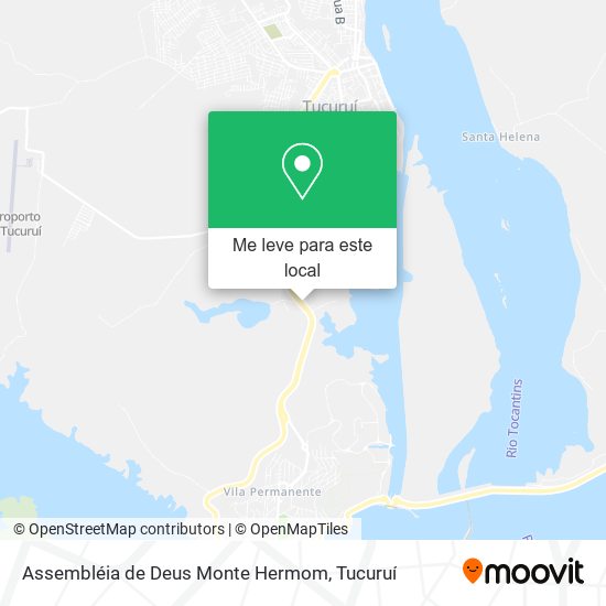 Assembléia de Deus Monte Hermom mapa