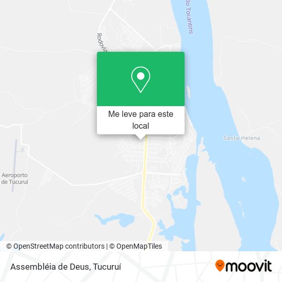 Assembléia de Deus mapa