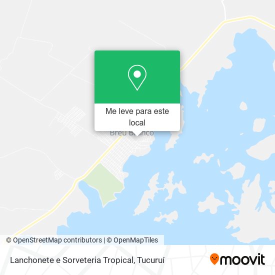 Lanchonete e Sorveteria Tropical mapa