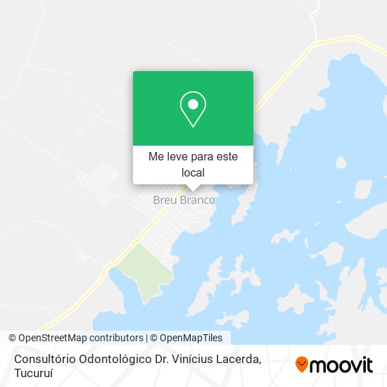 Consultório Odontológico Dr. Vinícius Lacerda mapa