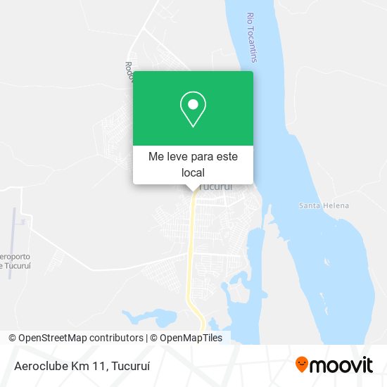 Aeroclube Km 11 mapa