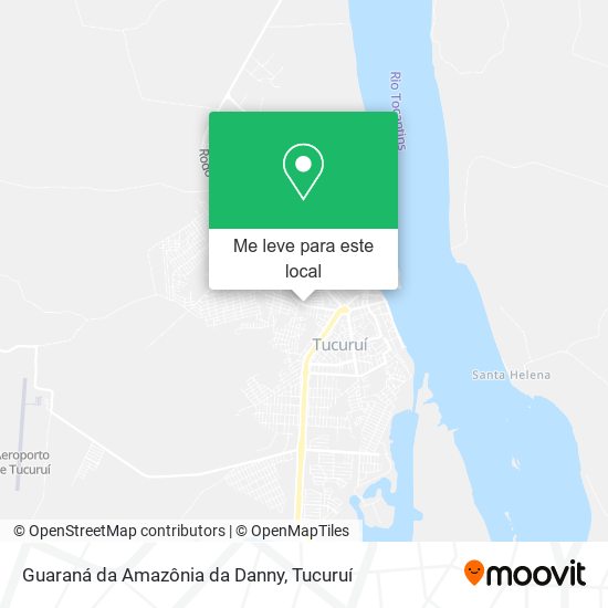 Guaraná da Amazônia da Danny mapa