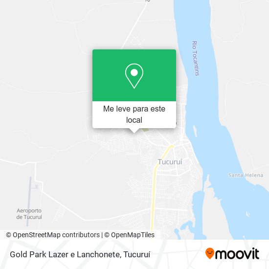 Gold Park Lazer e Lanchonete mapa