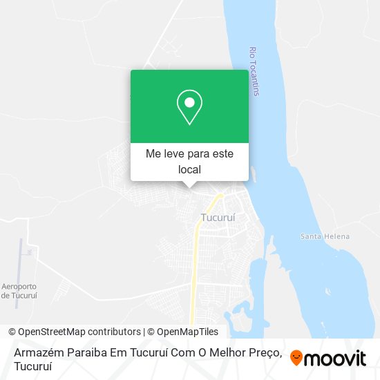 Armazém Paraiba Em Tucuruí Com O Melhor Preço mapa