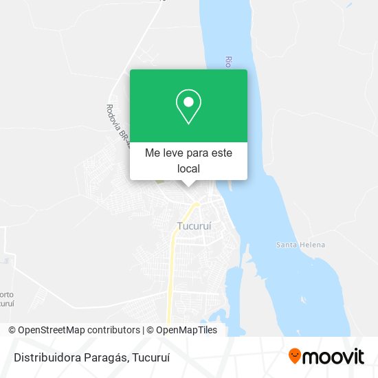 Distribuidora Paragás mapa