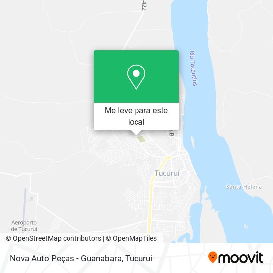 Nova Auto Peças - Guanabara mapa