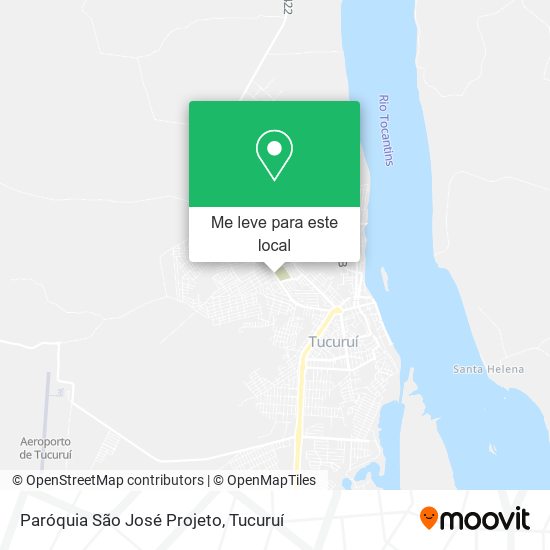 Paróquia São José Projeto mapa