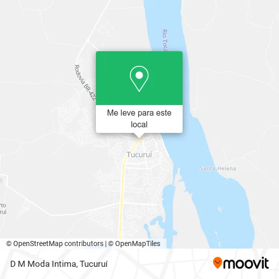 D M Moda Intima mapa