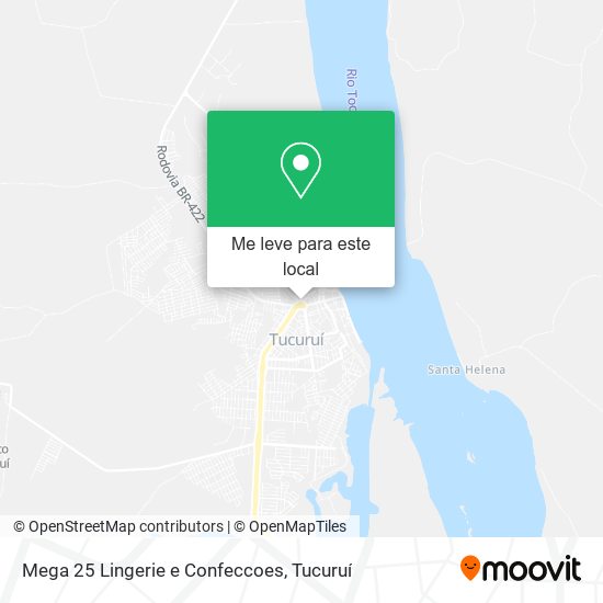 Mega 25 Lingerie e Confeccoes mapa