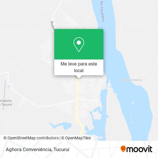 Aghora Conveniência mapa