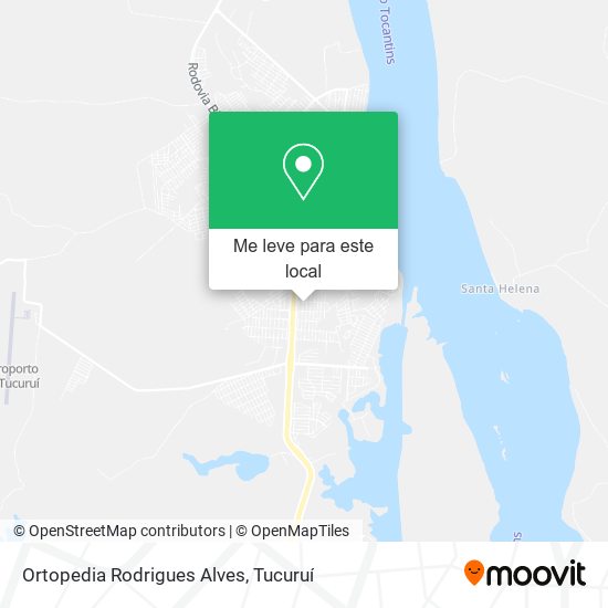 Ortopedia Rodrigues Alves mapa