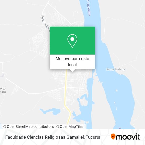 Faculdade Ciências Religiosas Gamaliel mapa