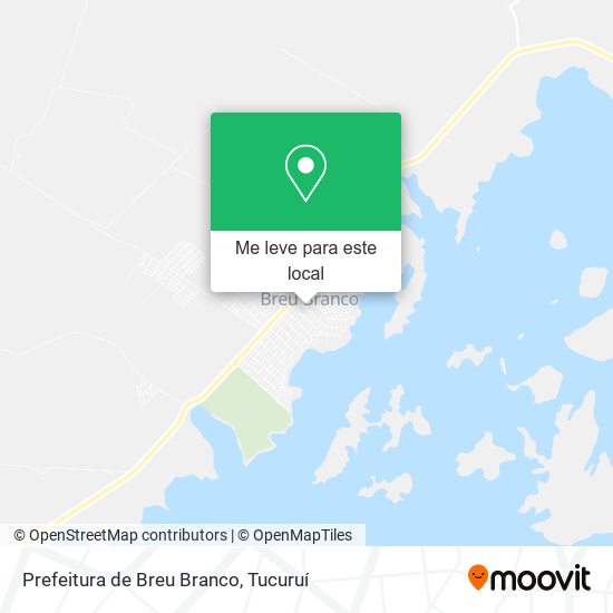 Prefeitura de Breu Branco mapa