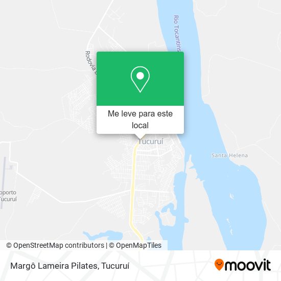 Margô Lameira Pilates mapa