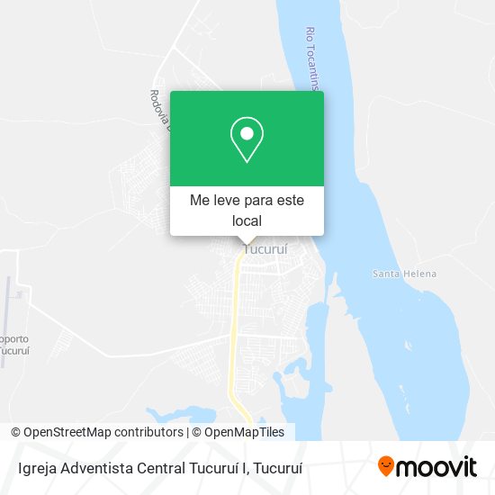 Igreja Adventista Central Tucuruí I mapa