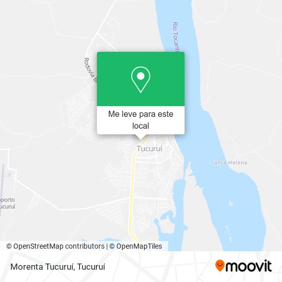 Morenta Tucuruí mapa