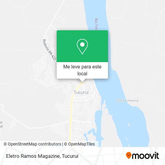 Eletro Ramos Magazine mapa