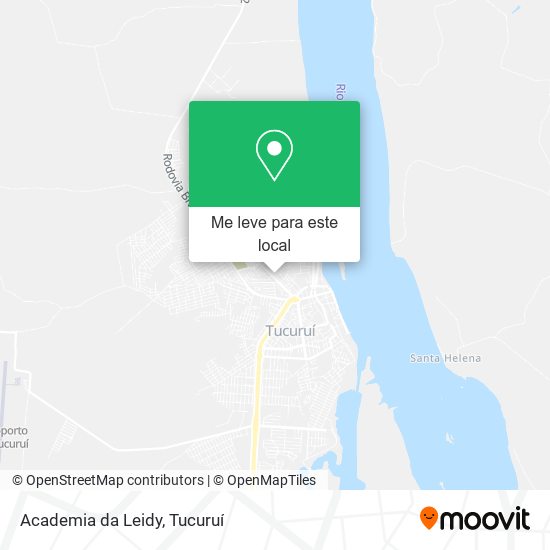 Academia da Leidy mapa