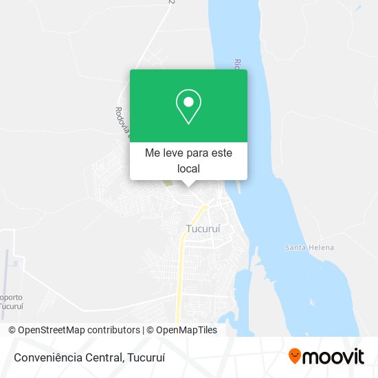 Conveniência Central mapa