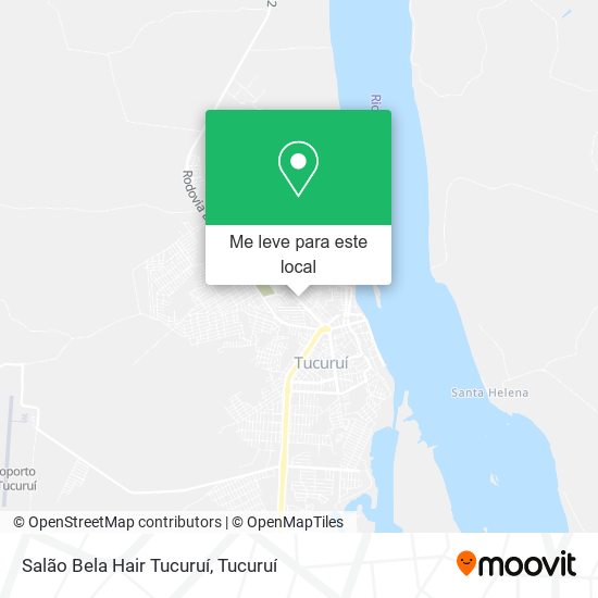 Salão Bela Hair Tucuruí mapa