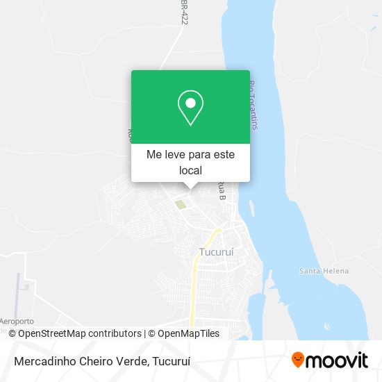 Mercadinho Cheiro Verde mapa