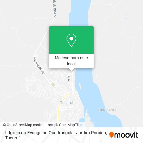 II Igreja do Evangelho Quadrangular Jardim Paraíso mapa