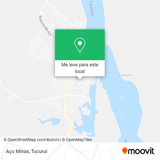 Aço Minas mapa