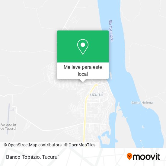 Banco Topázio mapa